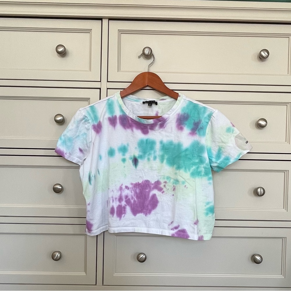 Tie Dye Cropped T-Shirt